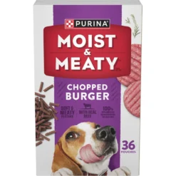 Moist & Meaty Chopped Burger Dry Dog Food