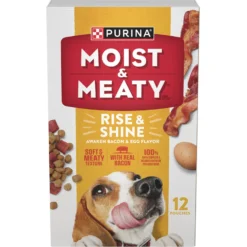 Moist & Meaty Rise & Shine Awaken Bacon & Egg Flavor Dry Dog Food