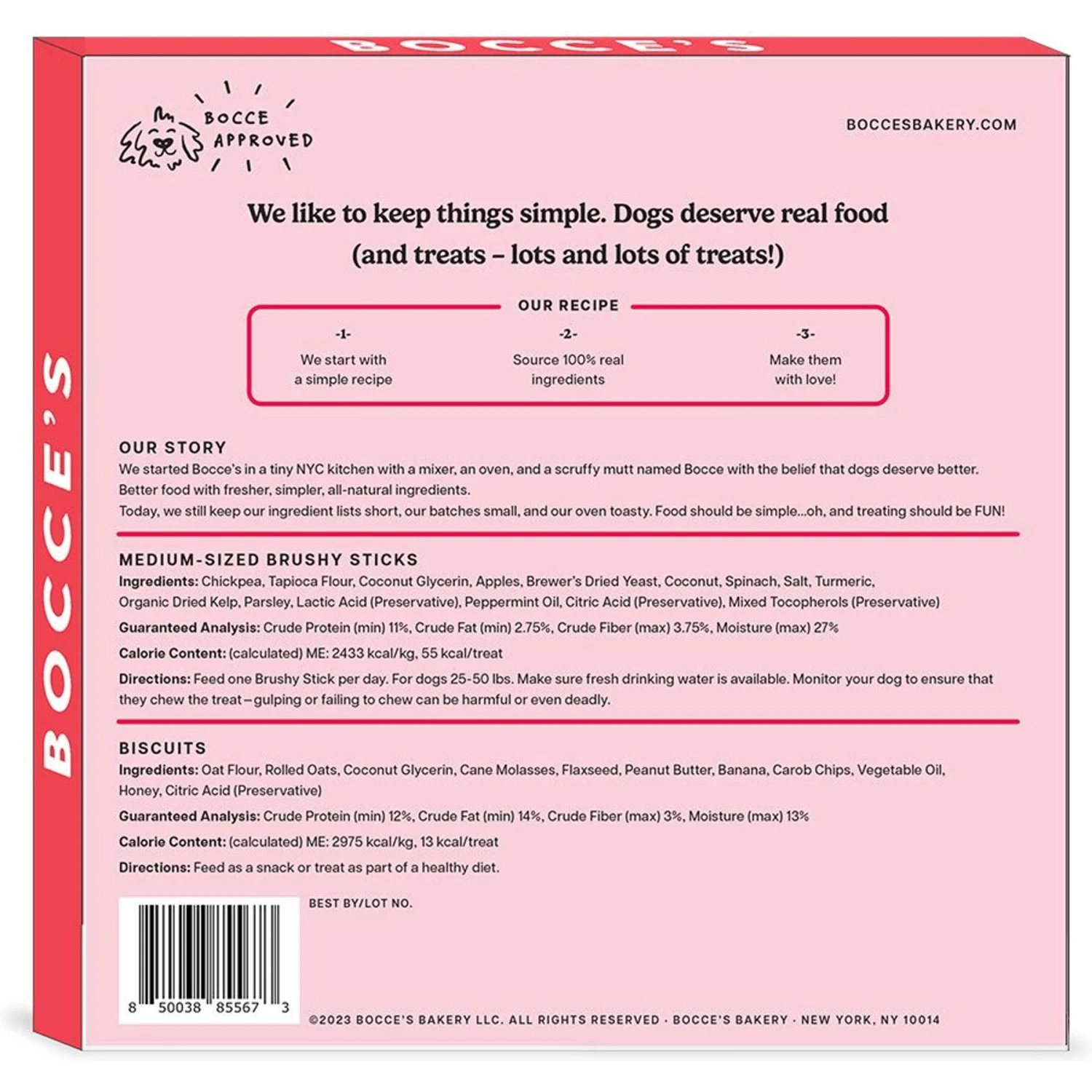 Bocce's Bakery 12 Day Advent Calendar Soft & Chewy Dog Treats, 3.5-oz Bag 2 Bocce's Bakery 12 Day Advent Calendar Soft & Chewy Dog Treats, 3.5-oz Bag - Image 2