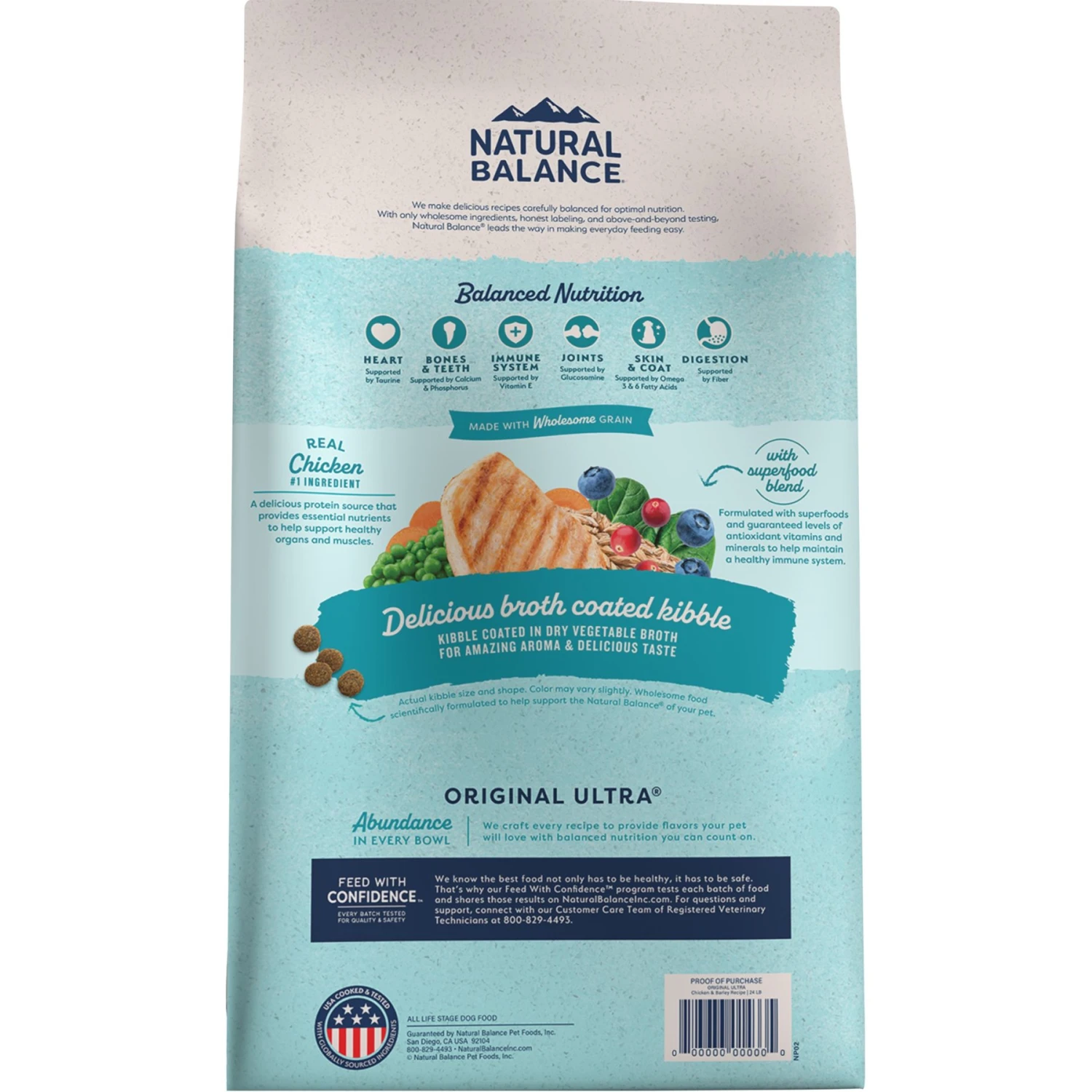 Natural Balance Original Ultra Chicken & Barley Formula Dry Dog Food 3 Natural Balance Original Ultra Chicken & Barley Formula Dry Dog Food - Image 3