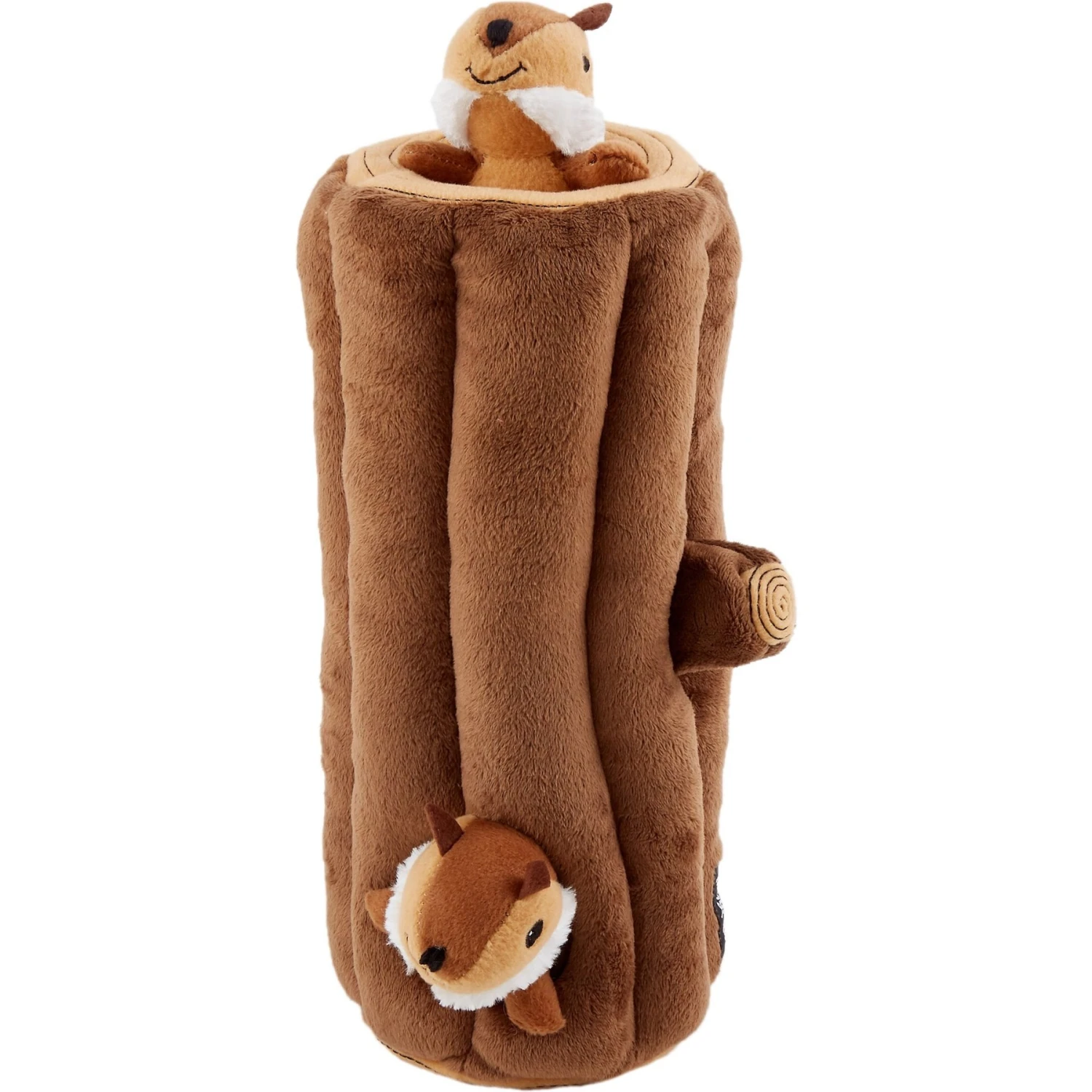 ZippyPaws Burrow Squeaky Hide & Seek Plush Dog Toy, Log & Chipmunks 5 ZippyPaws Burrow Squeaky Hide & Seek Plush Dog Toy, Log & Chipmunks - Image 5
