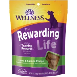 Wellness The Rewarding Life Lamb & Salmon Soft & Chewy Natural Dog Treats