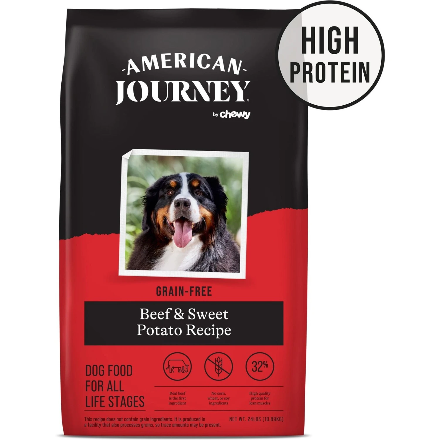American Journey Beef & Sweet Potato Recipe Grain-Free Dry Dog Food 1 American Journey Beef & Sweet Potato Recipe Grain-Free Dry Dog Food