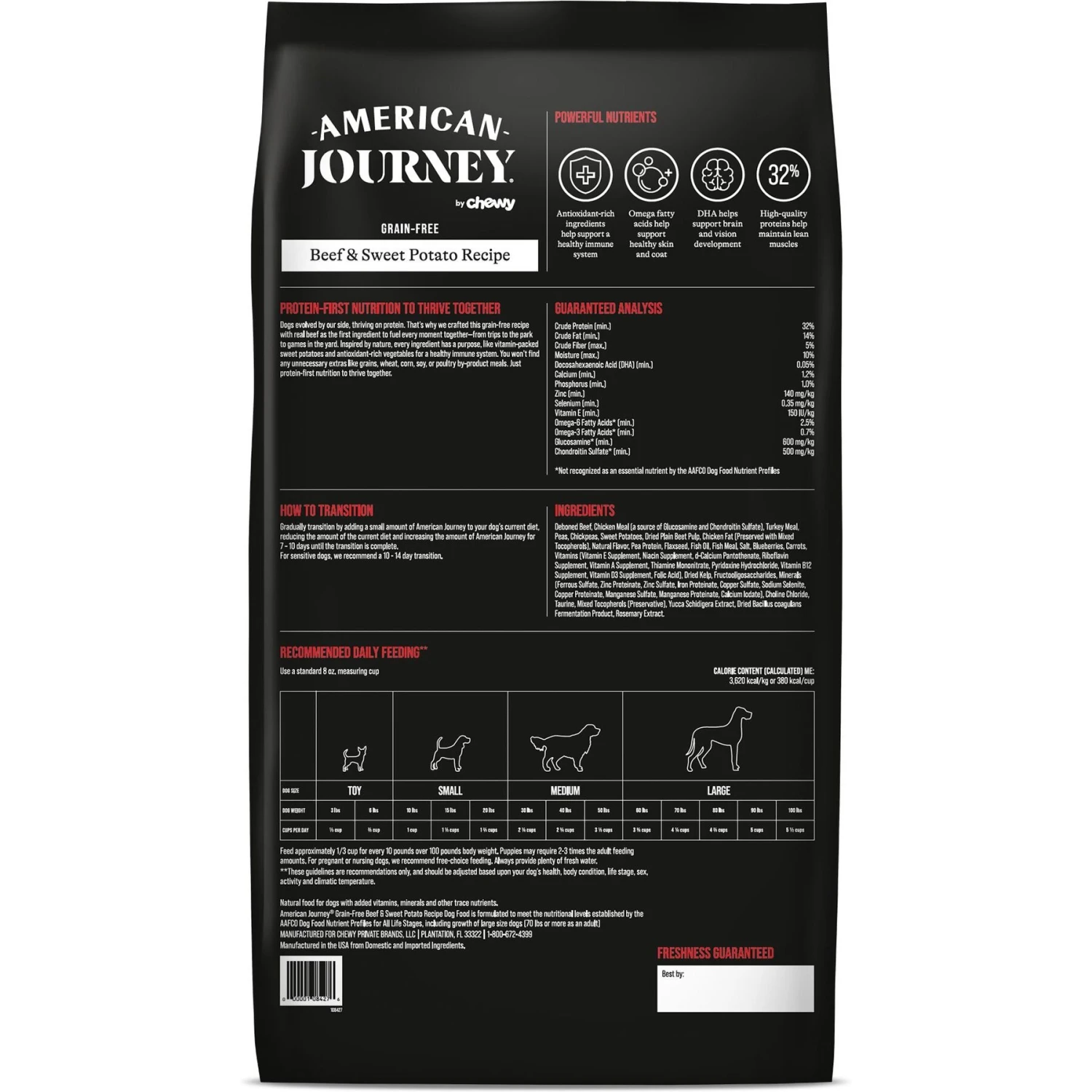 American Journey Beef & Sweet Potato Recipe Grain-Free Dry Dog Food 2 American Journey Beef & Sweet Potato Recipe Grain-Free Dry Dog Food - Image 2