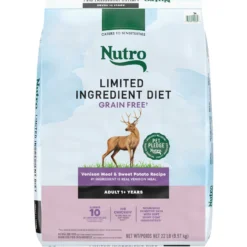 Nutro Limited Ingredient Diet Sensitive Support With Real Venison Meal & Sweet Potato Grain-Free Adult Dry Dog Food