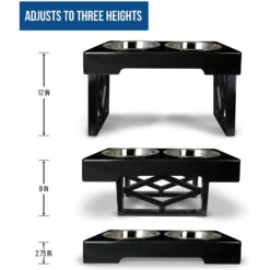 Pet Zone Designer Diner Adjustable Elevated Dog & Cat Bowls, 7-cup -ROYAL CANIN Shop 115664 Pt3. AC SS1800 V1583771920