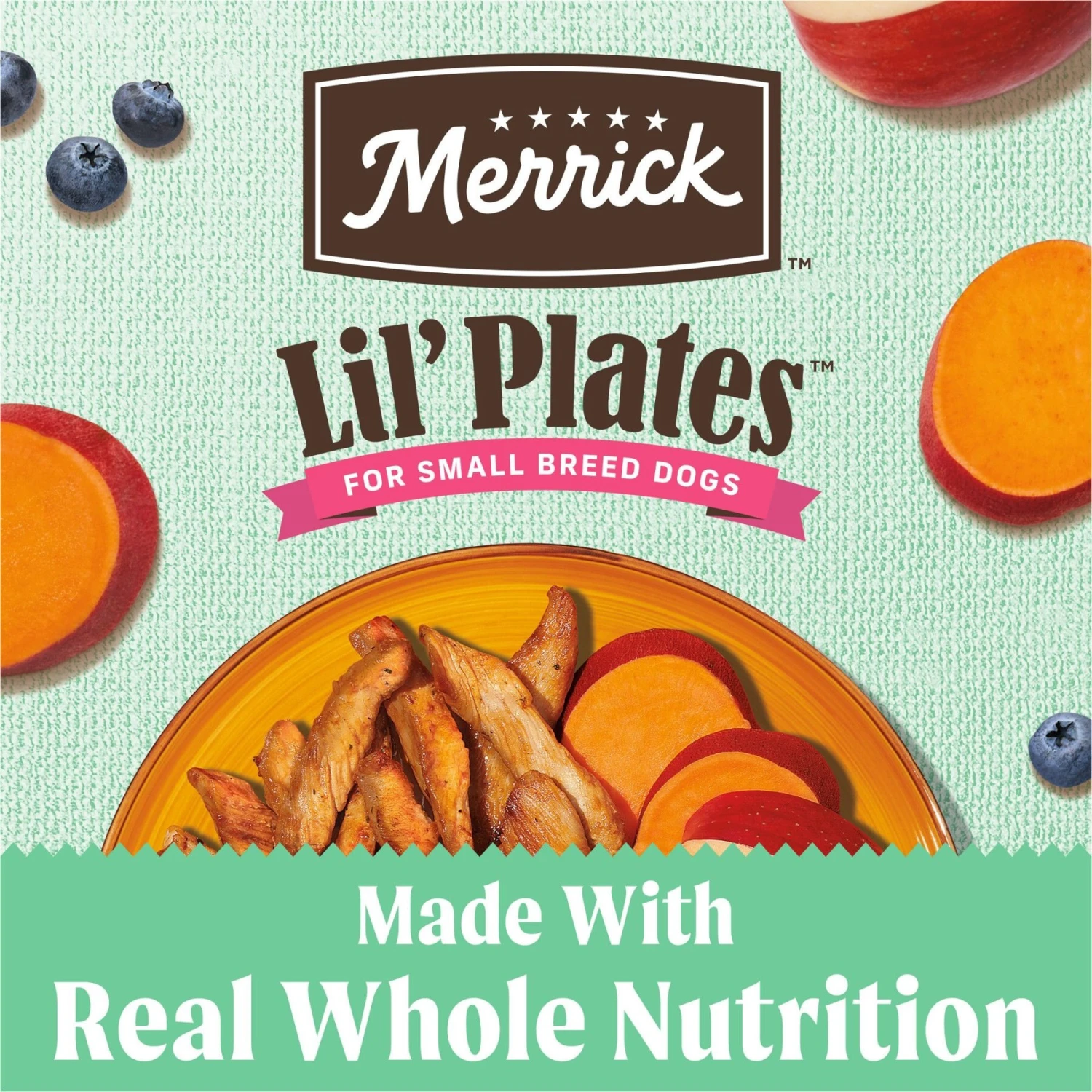 Merrick Lil' Plates Grain-Free Small Breed Dry Dog Food Senior Real Chicken + Sweet Potato Recipe 5 Merrick Lil' Plates Grain-Free Small Breed Dry Dog Food Senior Real Chicken + Sweet Potato Recipe - Image 5