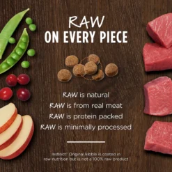 Instinct Original Grain-Free Recipe With Real Beef Freeze-Dried Raw Coated Dry Dog Food -ROYAL CANIN Shop 119051 PT3. AC SS1800 V1649884905