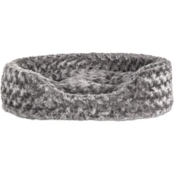 FurHaven Ultra Plush Oval Bolster Cat & Dog Bed With Removable Cover -ROYAL CANIN Shop 123326 PT3. AC SS1800 V1693937536