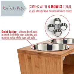 Pawfect Pets Premium Non-Skid Elevated Dog & Cat Bowl -ROYAL CANIN Shop 127480 PT2. AC SS1800 V1627608991