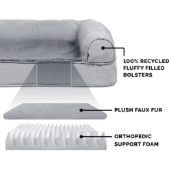 FurHaven Plush & Suede Orthopedic Sofa Cat & Dog Bed -ROYAL CANIN Shop 127512 PT5. AC SS1800 V1606370812