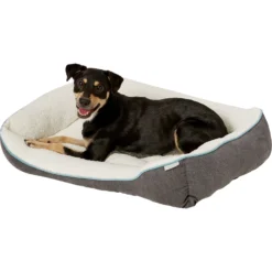 Frisco Sherpa Rectangular Bolster Dog Bed 9 Frisco Sherpa Rectangular Bolster Dog Bed -ROYAL CANIN Shop 129483 PT4. AC SS1800 V1578442390