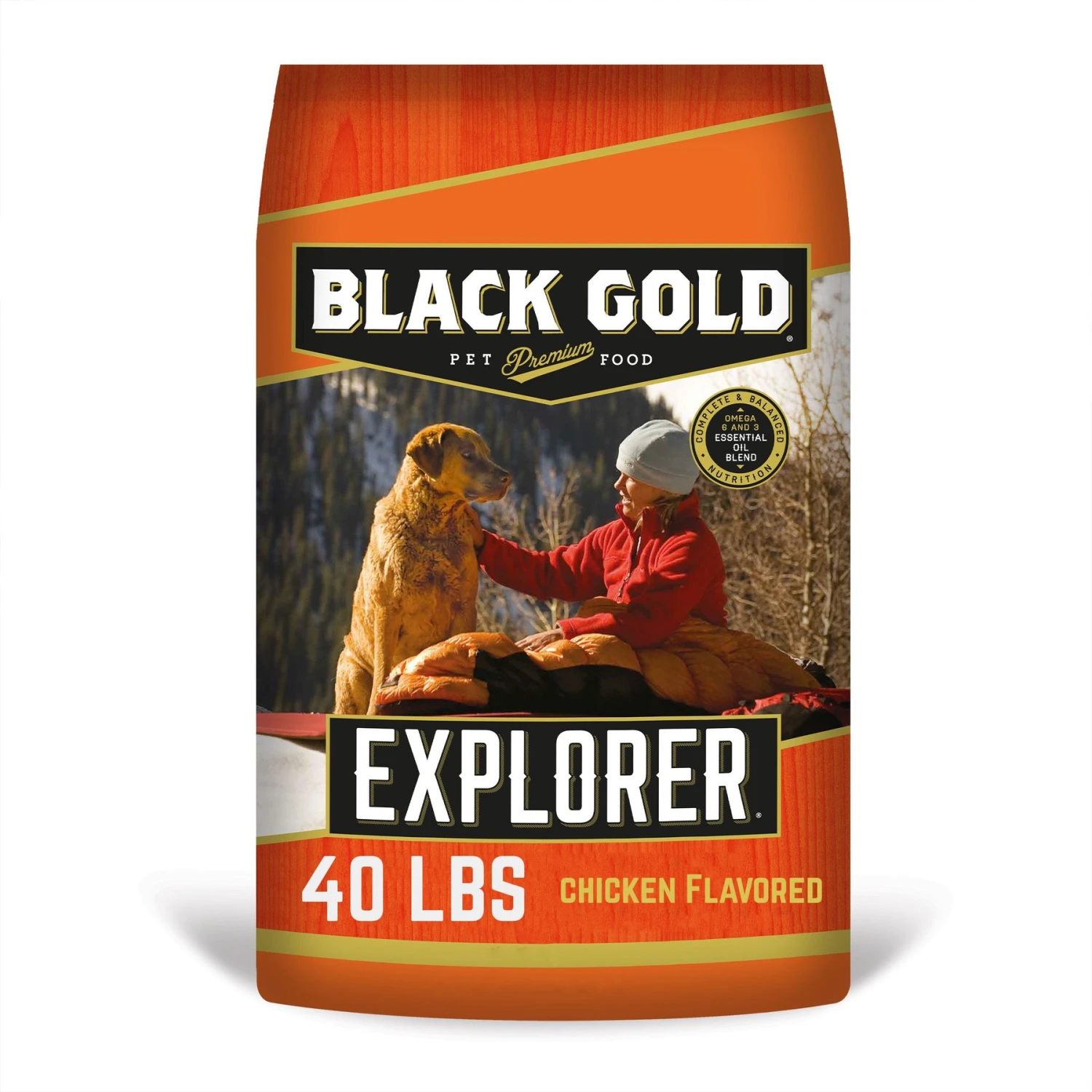 Black Gold Explorer Chicken Meal & Brown Rice Formula Dry Dog Food, 40-lb Bag 1 Black Gold Explorer Chicken Meal & Brown Rice Formula Dry Dog Food, 40-lb Bag