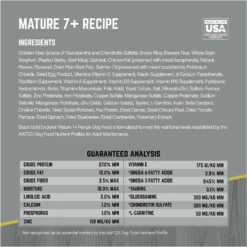 Black Gold Explorer Mature 7+ Formula Dry Dog Food, 40-lb Bag 15 Black Gold Explorer Mature 7+ Formula Dry Dog Food, 40-lb Bag -ROYAL CANIN Shop 133069 PT8. AC SS1800 V1652744496
