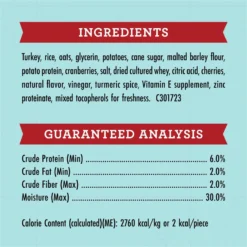 Zuke's Mini Naturals Holiday Trees Turkey & Cranberry Recipe Dog Treats -ROYAL CANIN Shop 140145 PT6. AC SS1800 V1648504006