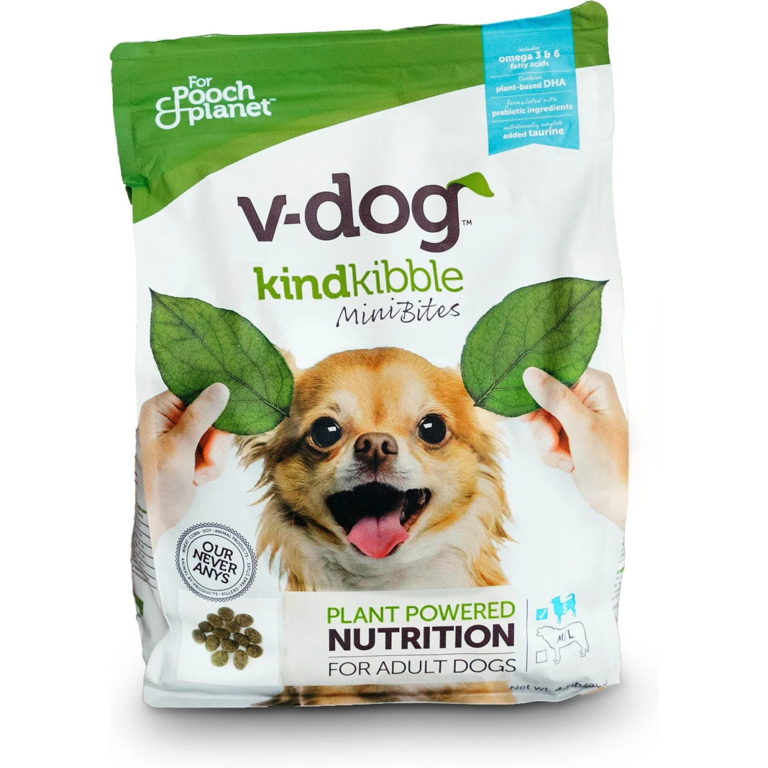 V-Dog Kind Kibble Mini Bites Vegan Adult Dry Dog Food 1 V-Dog Kind Kibble Mini Bites Vegan Adult Dry Dog Food