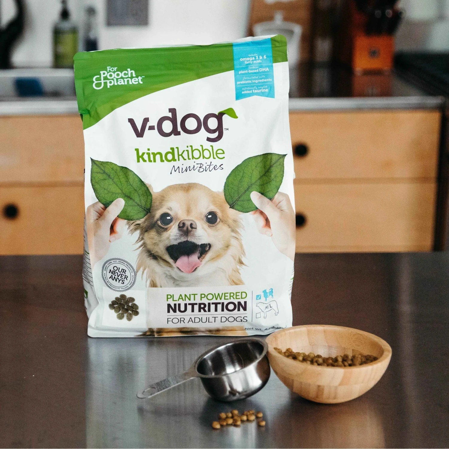V-Dog Kind Kibble Mini Bites Vegan Adult Dry Dog Food 4 V-Dog Kind Kibble Mini Bites Vegan Adult Dry Dog Food - Image 4