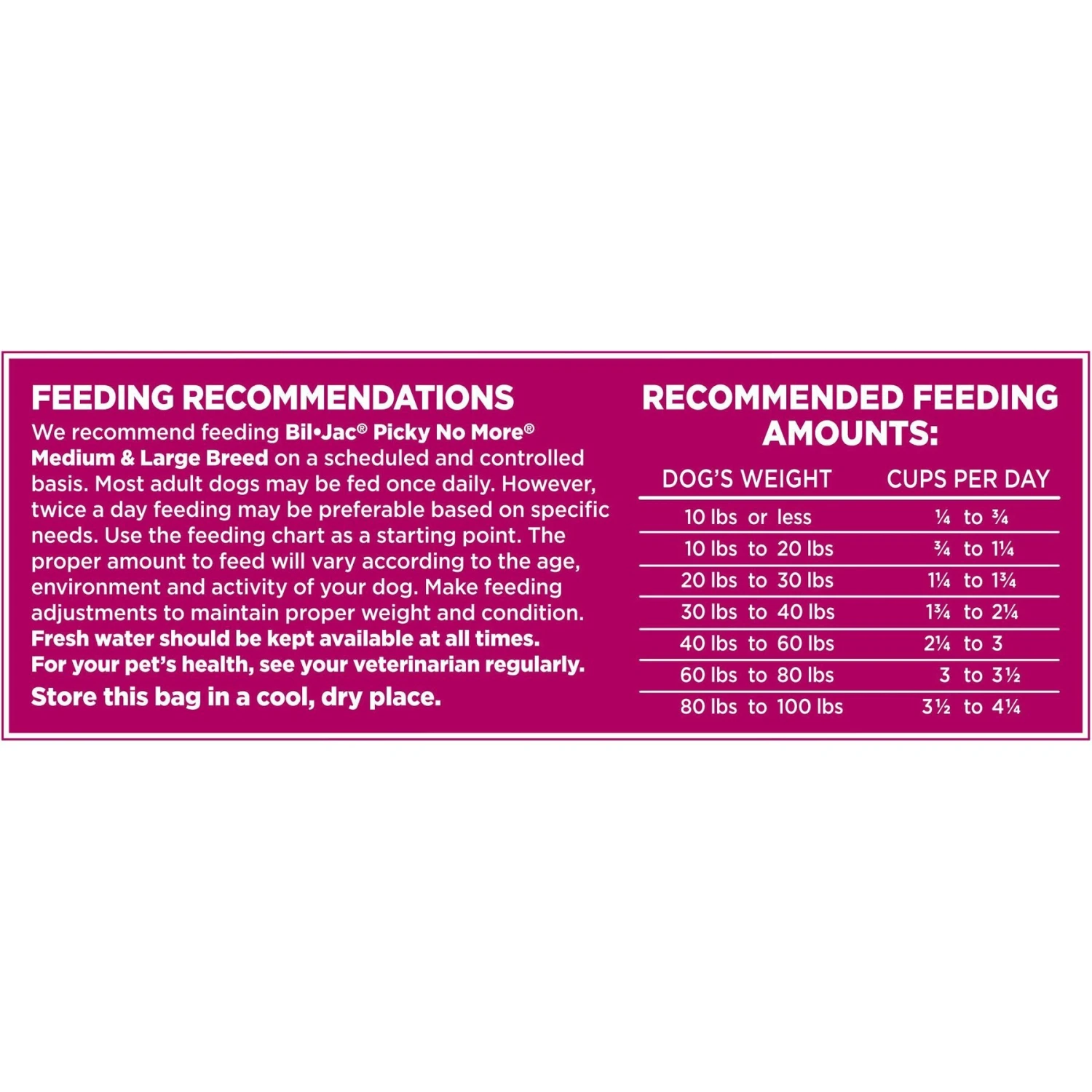 Bil-Jac Picky No More Medium & Large Breed Chicken Liver Recipe Dry Dog Food 6 Bil-Jac Picky No More Medium & Large Breed Chicken Liver Recipe Dry Dog Food - Image 6