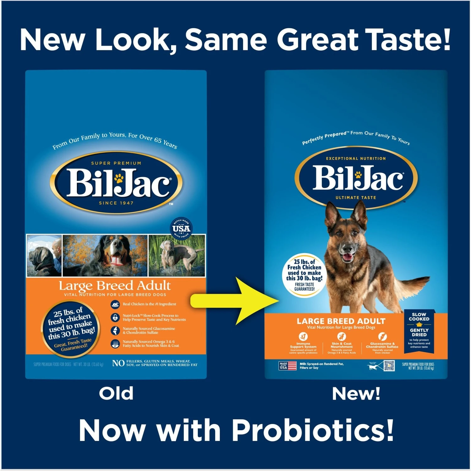 Bil-Jac Large Breed Adult Chicken Recipe Dry Dog Food 2 Bil-Jac Large Breed Adult Chicken Recipe Dry Dog Food - Image 2