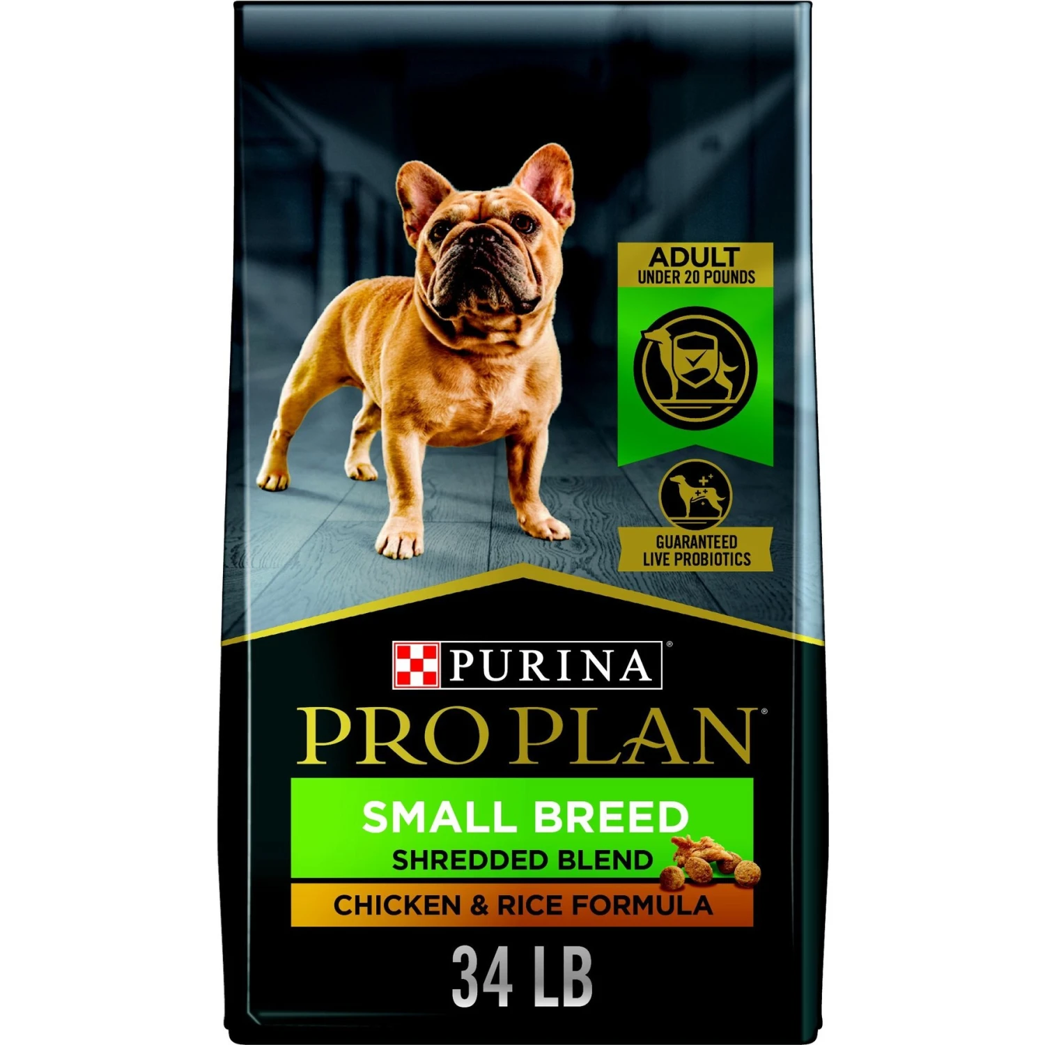 Purina Pro Plan Shredded Blend Adult Small Breed Chicken & Rice Formula Dry Dog Food 1 Purina Pro Plan Shredded Blend Adult Small Breed Chicken & Rice Formula Dry Dog Food