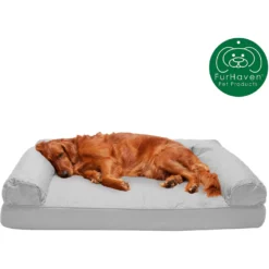 FurHaven Quilted Orthopedic Sofa Cat & Dog Bed With Removable Cover -ROYAL CANIN Shop 145024 PT3. AC SS1800 V1606797439