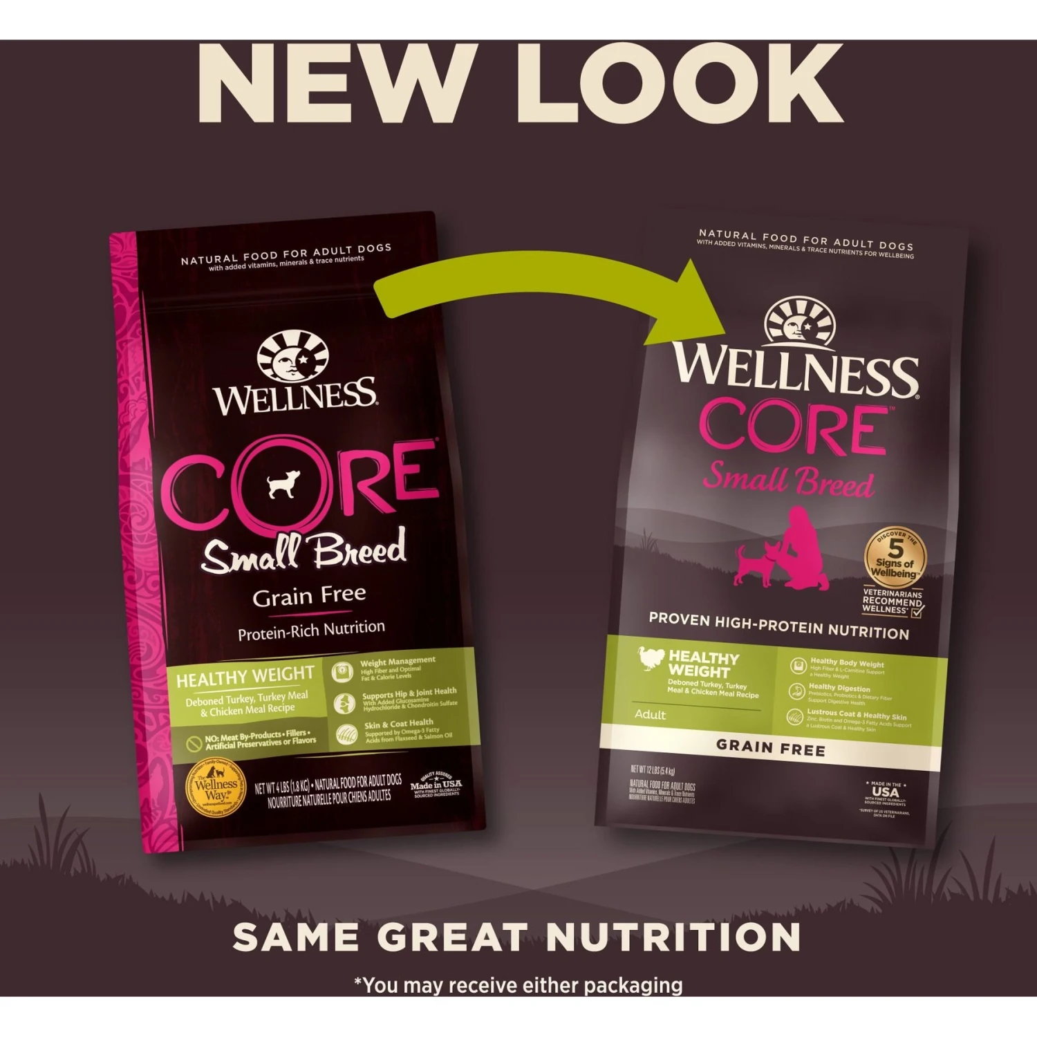 Wellness CORE Grain-Free Small Breed Healthy Weight Deboned Turkey Recipe Dry Dog Food 2 Wellness CORE Grain-Free Small Breed Healthy Weight Deboned Turkey Recipe Dry Dog Food - Image 2
