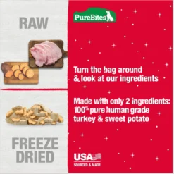 PureBites Holiday Turkey & Sweet Potato Freeze-Dried Dog Treats, 2.5-oz Bag 11 PureBites Holiday Turkey & Sweet Potato Freeze-Dried Dog Treats, 2.5-oz Bag -ROYAL CANIN Shop 145891 PT3. AC SS1800 V1694718644