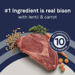 CANIDAE Grain-Free PURE Limited Ingredient Bison, Lentil & Carrot Recipe Dry Dog Food -ROYAL CANIN Shop 148596 PT3. AC SS1800 V1643677902