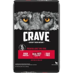 Crave High Protein Beef Adult Grain-Free Dry Dog Food