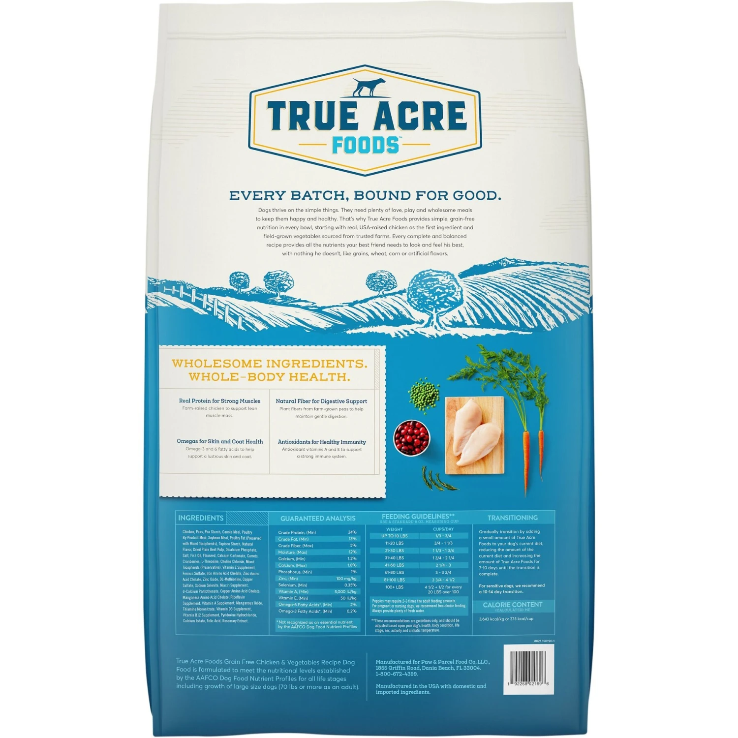 True Acre Foods Grain-Free Chicken & Vegetable Dry Dog Food 2 True Acre Foods Grain-Free Chicken & Vegetable Dry Dog Food - Image 2