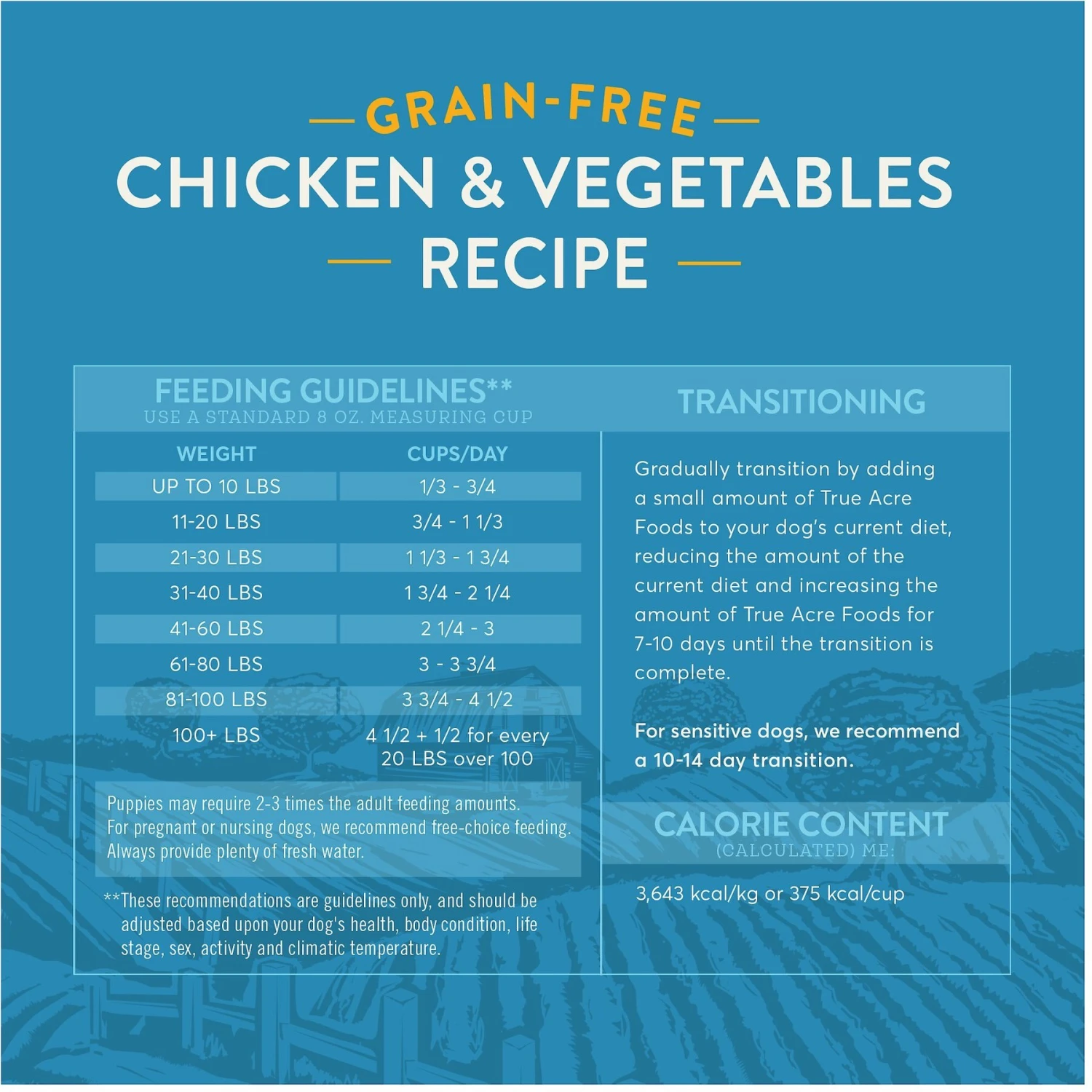 True Acre Foods Grain-Free Chicken & Vegetable Dry Dog Food 8 True Acre Foods Grain-Free Chicken & Vegetable Dry Dog Food - Image 8
