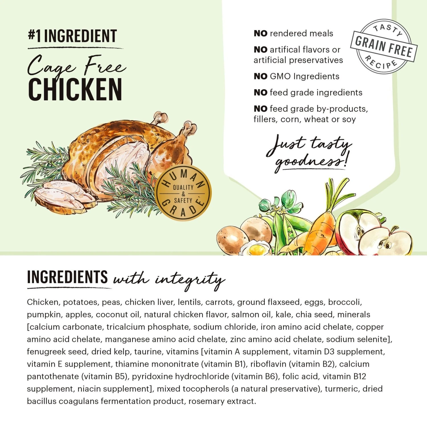 The Honest Kitchen Grain-Free Chicken Whole Food Clusters Dry Dog Food 3 The Honest Kitchen Grain-Free Chicken Whole Food Clusters Dry Dog Food - Image 3