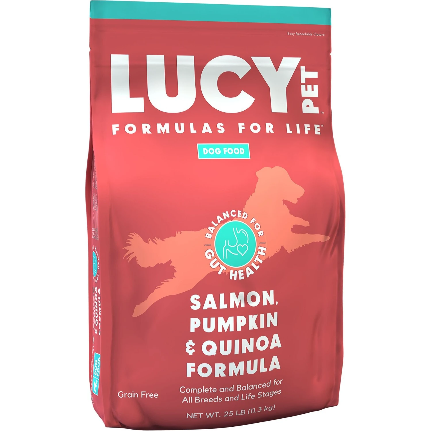Lucy Pet Products Formulas For Life Grain-Free Salmon, Pumpkin & Quinoa Formula Dry Dog Food 1 Lucy Pet Products Formulas For Life Grain-Free Salmon, Pumpkin & Quinoa Formula Dry Dog Food