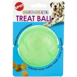 Ethical Pet Dura Brite Treat Dispenser Ball Dog Toy, Color Varies