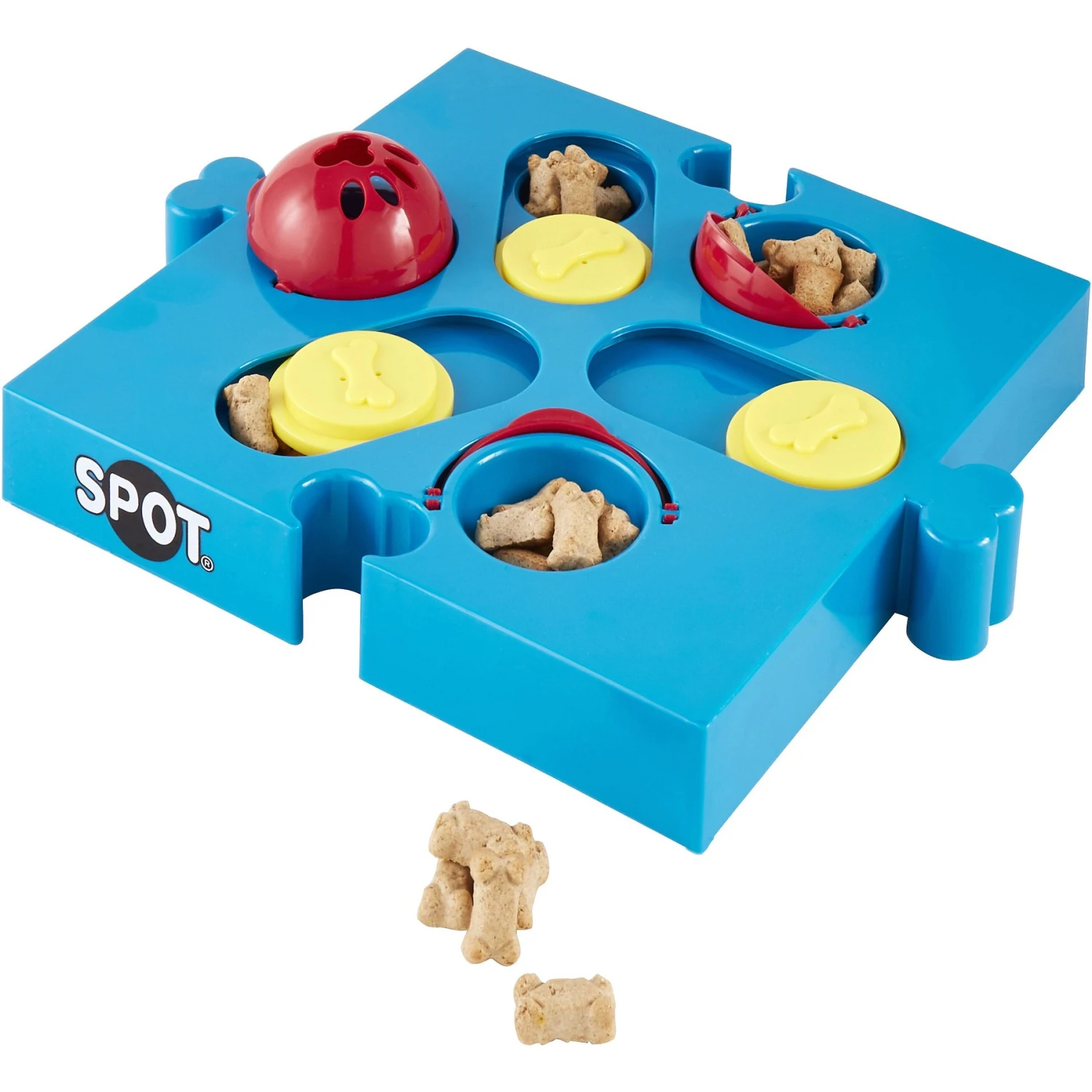 Ethical Pet Seek-A-Treat Flip N Slide Puzzle Dog Toy 1 Ethical Pet Seek-A-Treat Flip N Slide Puzzle Dog Toy