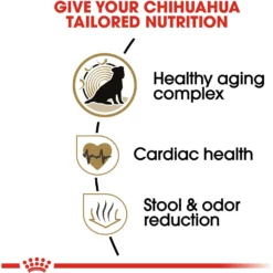 Royal Canin Breed Health Nutrition Chihuahua Adult 8+ Dry Dog Food -ROYAL CANIN Shop 154776 PT4. AC SS1800 V1695219982
