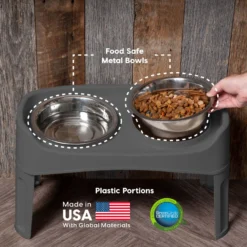 IRIS USA Elevated Dog Feeder With Attachable Feet -ROYAL CANIN Shop 156889 PT4. AC SS1800 V1598662264