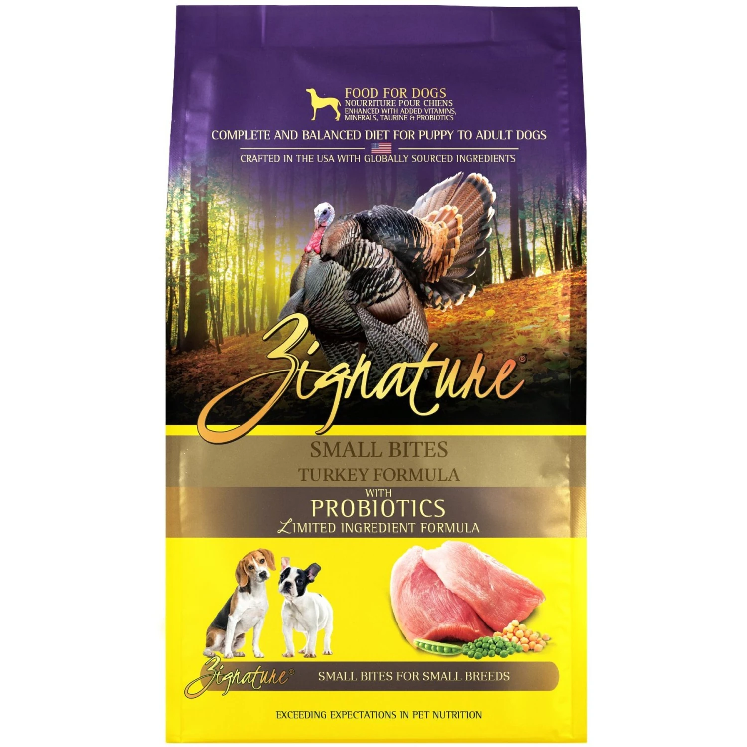 Zignature Turkey Formula Small Bites Dry Dog Food 1 Zignature Turkey Formula Small Bites Dry Dog Food
