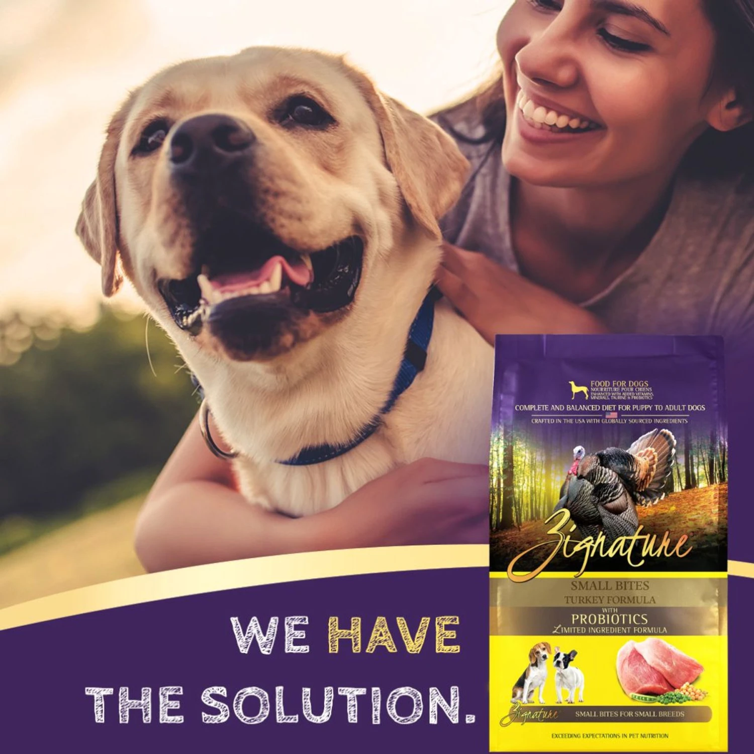 Zignature Turkey Formula Small Bites Dry Dog Food 7 Zignature Turkey Formula Small Bites Dry Dog Food - Image 7