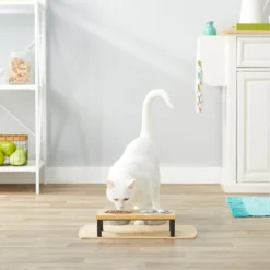 Frisco Wood Elevated Stainless Steel Double Diner Dog & Cat Bowl -ROYAL CANIN Shop 161144 PT4. AC SS1800 V1561641433