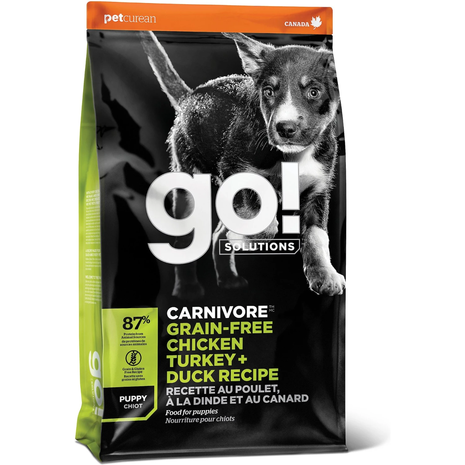Go! Solutions Carnivore Grain-Free Chicken, Turkey + Duck Puppy Recipe Dry Dog Food 1 Go! Solutions Carnivore Grain-Free Chicken, Turkey + Duck Puppy Recipe Dry Dog Food