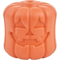 Frisco Halloween Pumpkin Rubber Treat Dispenser Dog Toy, Medium/Large