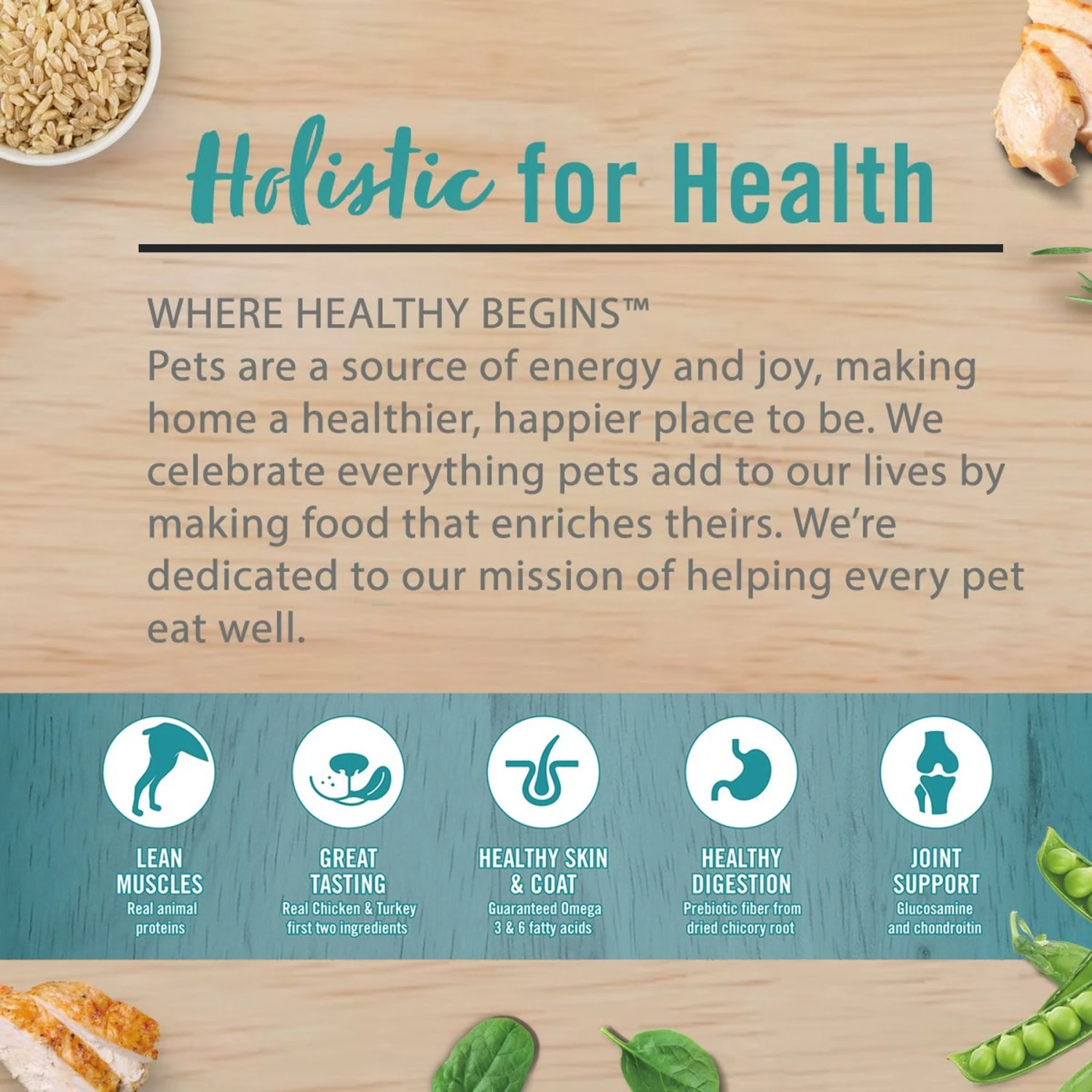 Chicken Soup For The Soul Large Breed Chicken, Turkey & Brown Rice Recipe Dry Dog Food 3 Chicken Soup For The Soul Large Breed Chicken, Turkey & Brown Rice Recipe Dry Dog Food - Image 3