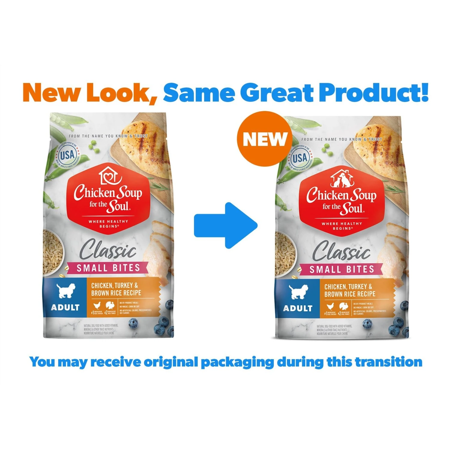 Chicken Soup For The Soul Small Bites Chicken, Turkey & Brown Rice Recipe Dog Food 2 Chicken Soup For The Soul Small Bites Chicken, Turkey & Brown Rice Recipe Dog Food - Image 2