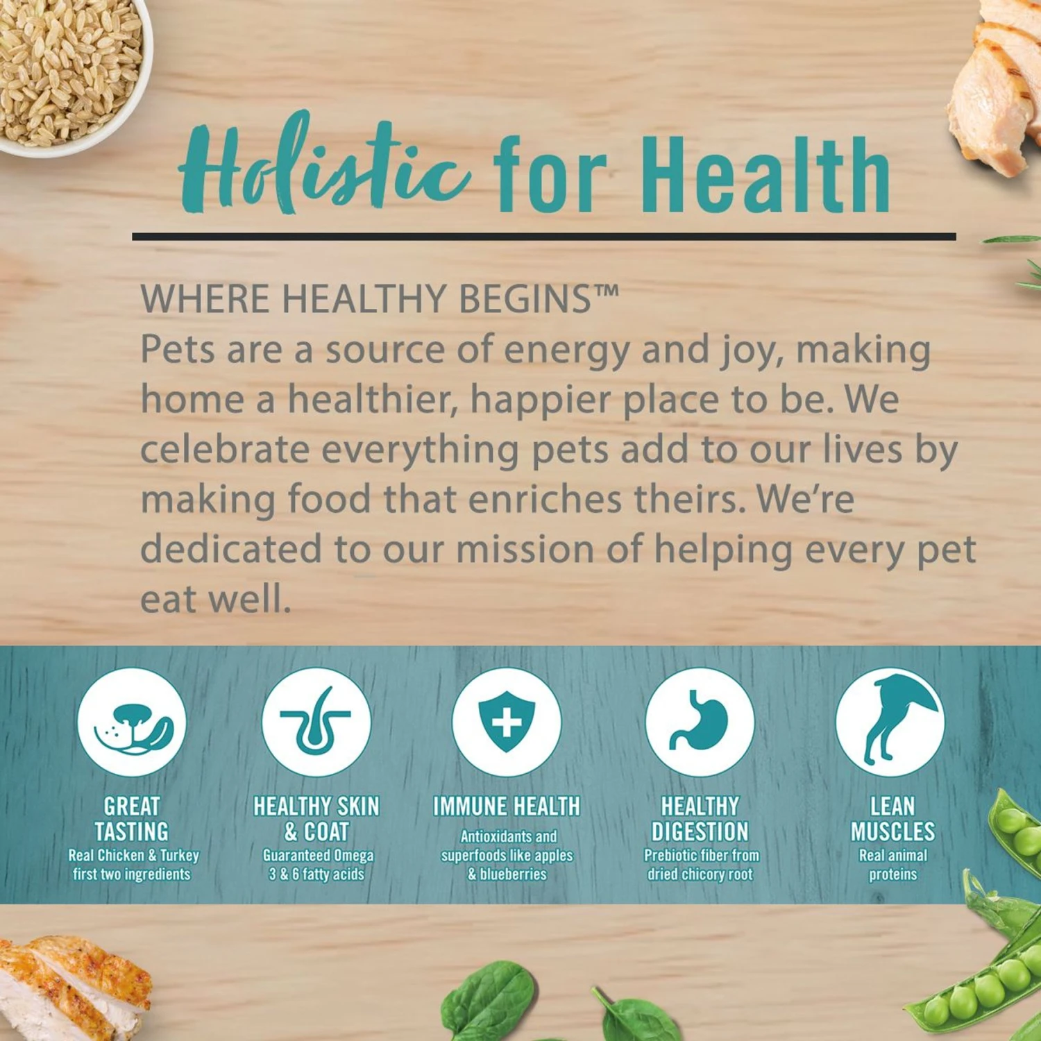 Chicken Soup For The Soul Small Bites Chicken, Turkey & Brown Rice Recipe Dog Food 3 Chicken Soup For The Soul Small Bites Chicken, Turkey & Brown Rice Recipe Dog Food - Image 3