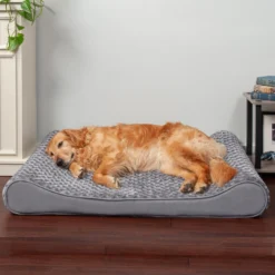 FurHaven Ultra Plush Luxe Lounger Orthopedic Cat & Dog Bed With Removable Cover