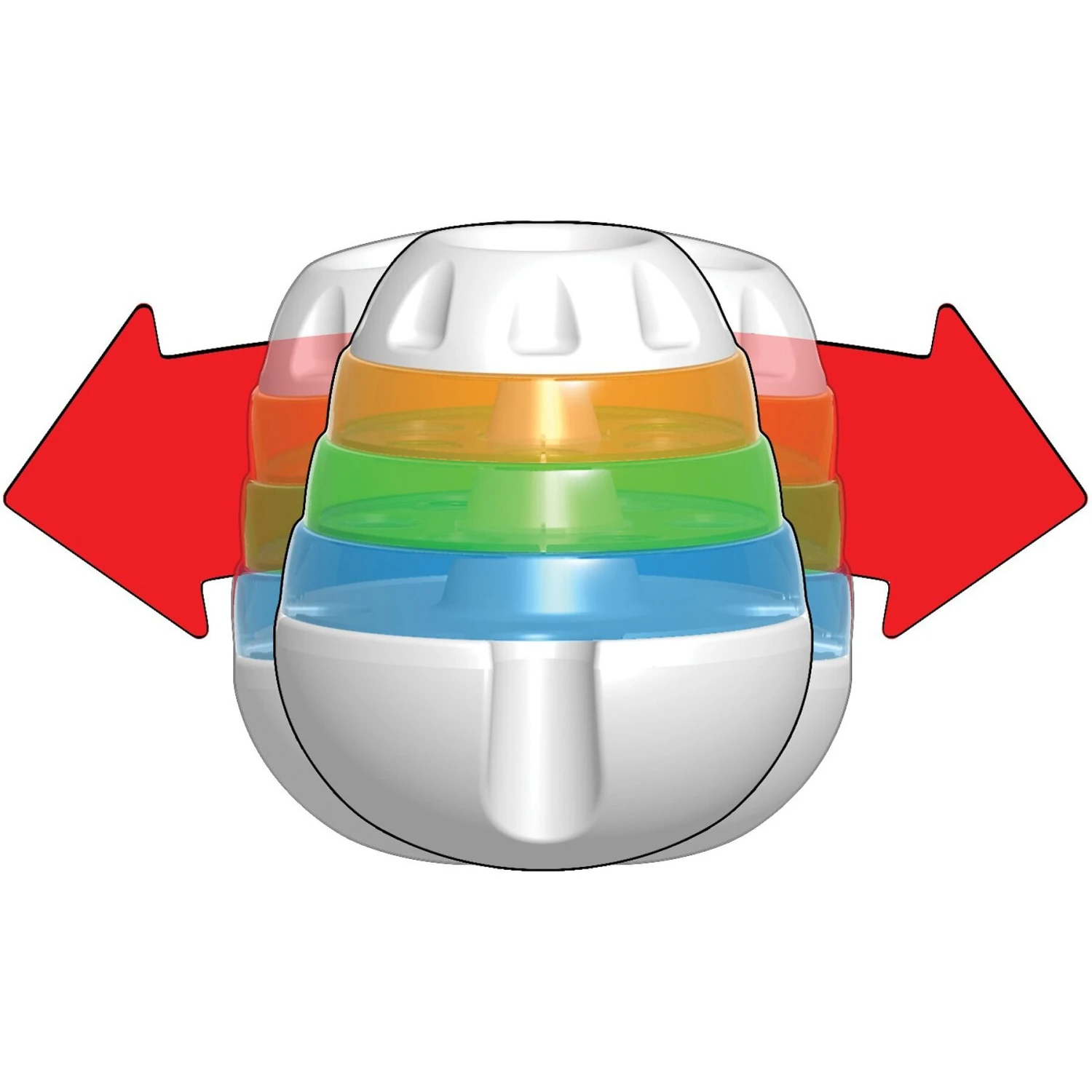 JW Pet Treat Tower Treat Dispensing Dog Toy 3 JW Pet Treat Tower Treat Dispensing Dog Toy - Image 3