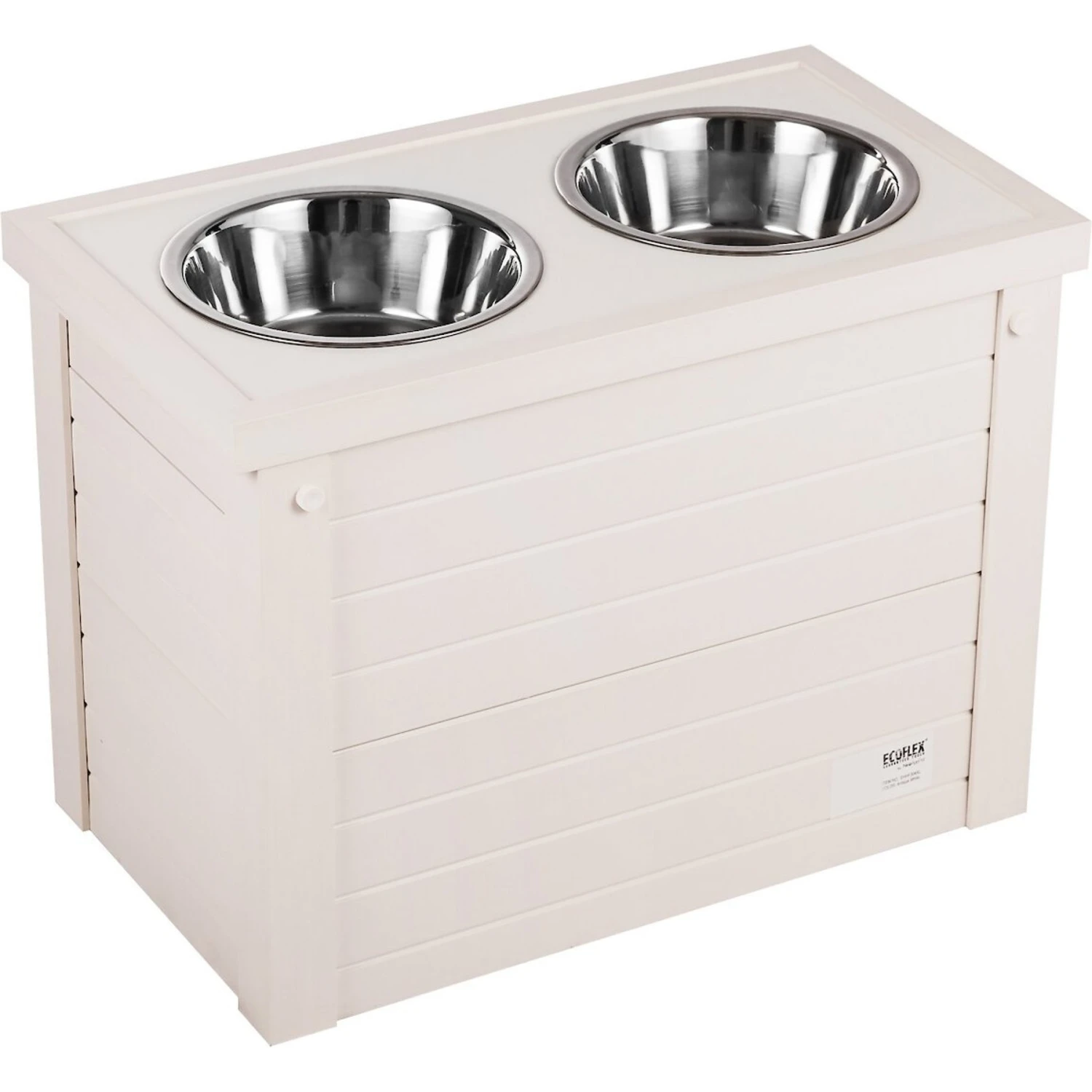 New Age Pet ECOFLEX Piedmont Double Diner Elevated Dog Bowls & Storage 1 New Age Pet ECOFLEX Piedmont Double Diner Elevated Dog Bowls & Storage