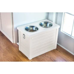 New Age Pet ECOFLEX Piedmont Double Diner Elevated Dog Bowls & Storage 12 New Age Pet ECOFLEX Piedmont Double Diner Elevated Dog Bowls & Storage -ROYAL CANIN Shop 175299 PT4. AC SS1800 V1580311994