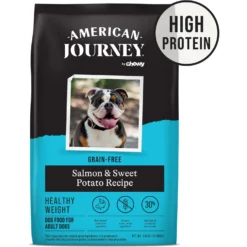 American Journey Healthy Weight Salmon & Sweet Potato Recipe Grain-Free Dry Dog Food, 24-lb Bag